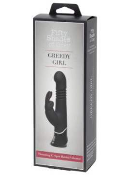Greedy Girl Thrusting G-Spot Rabbit Vibrator